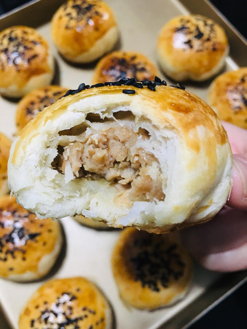 泳式鲜肉榨菜月饼