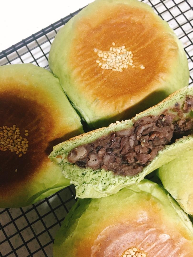 日式和风红豆包