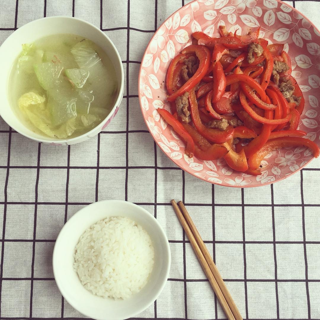 甜椒肉丝