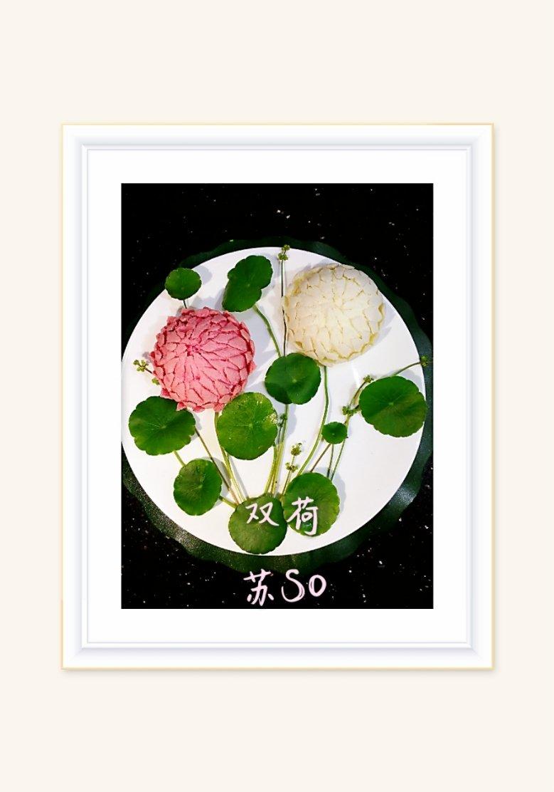 美丽的莲花馒头