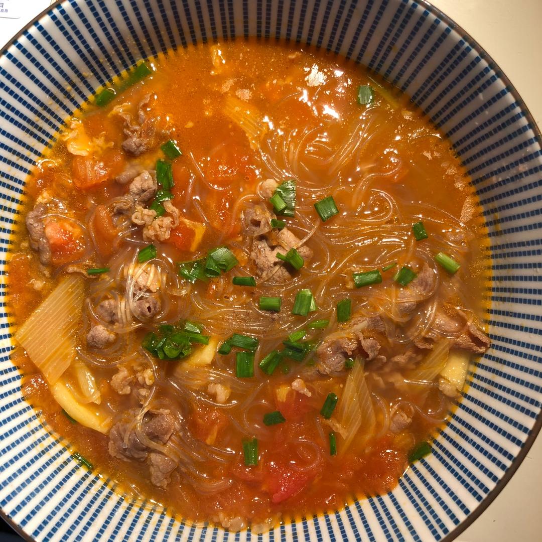 番茄肥牛汤