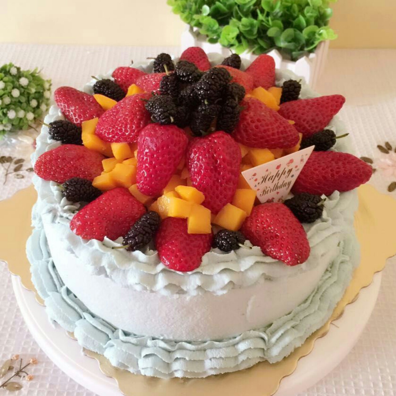 草莓生日蛋糕