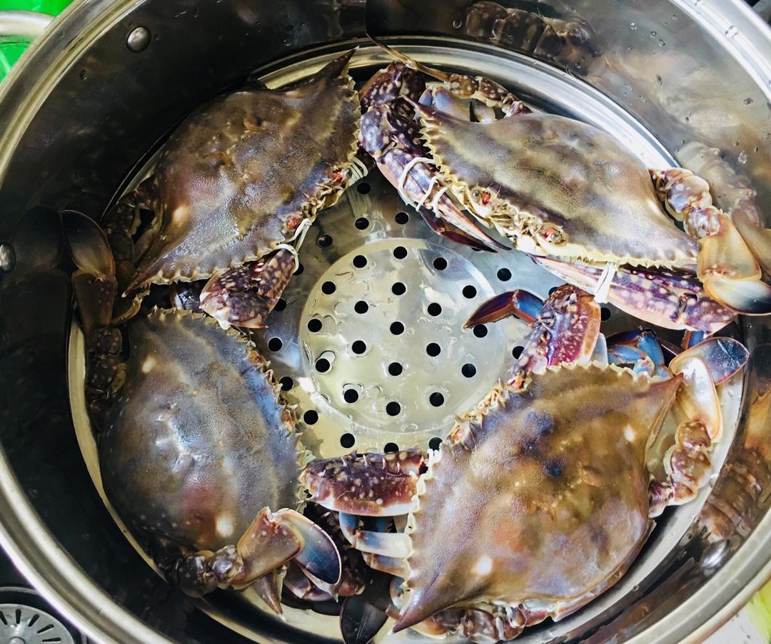 清蒸梭子蟹