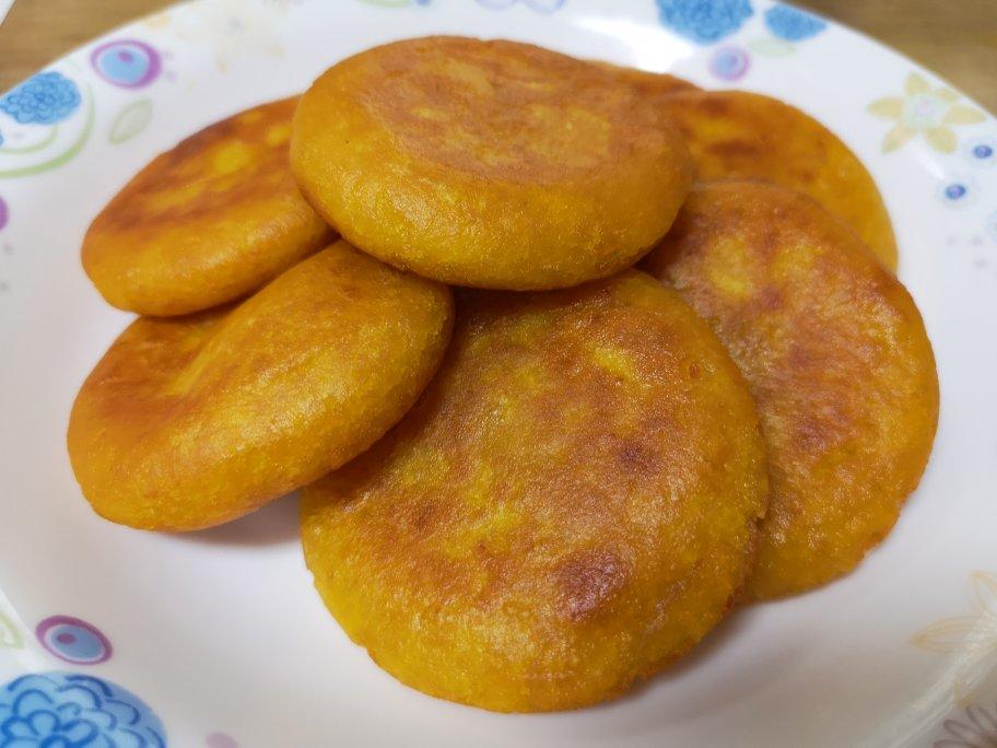 超简单的家常南瓜饼