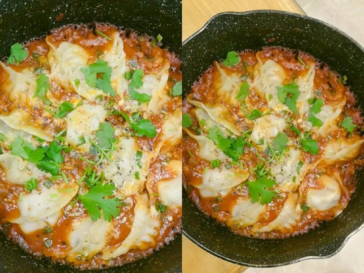 番茄肉酱焗饺子【健康一锅端】不用烤箱