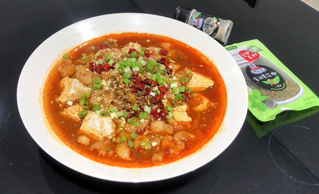 青花椒豆腐鱼