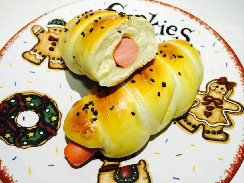 热狗面包卷