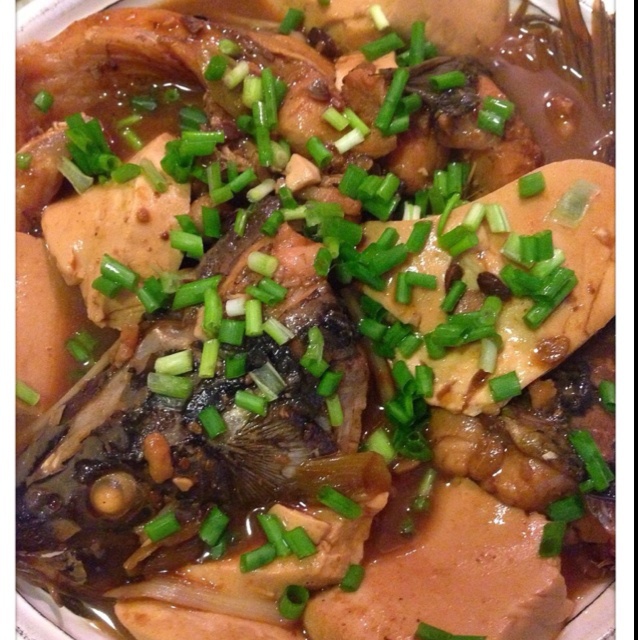 红烧鲤鱼炖豆腐
