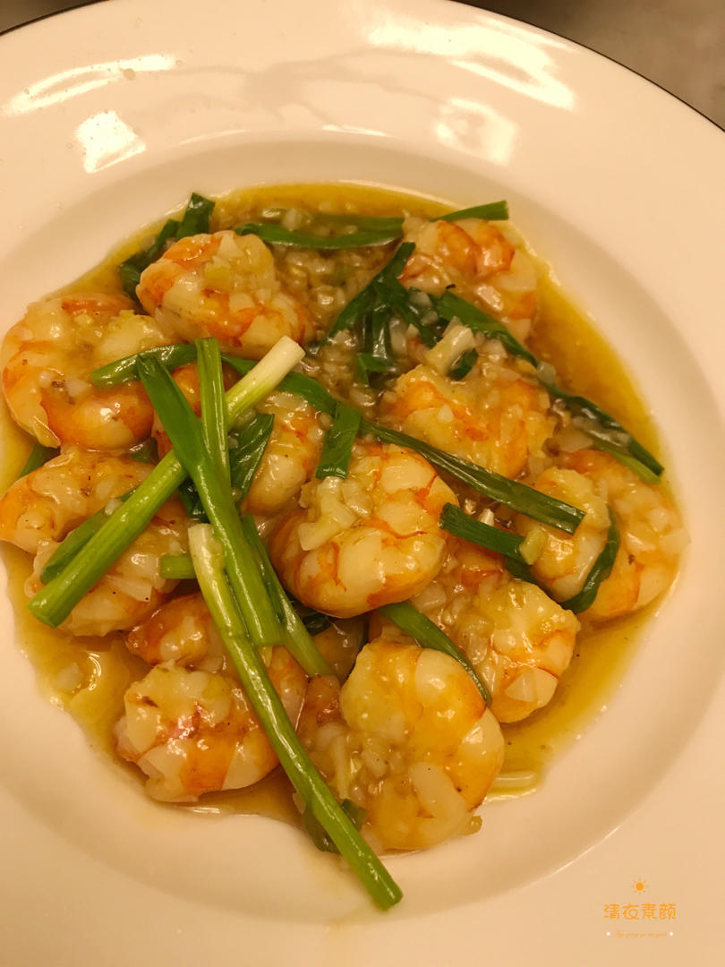 葱爆虾仁