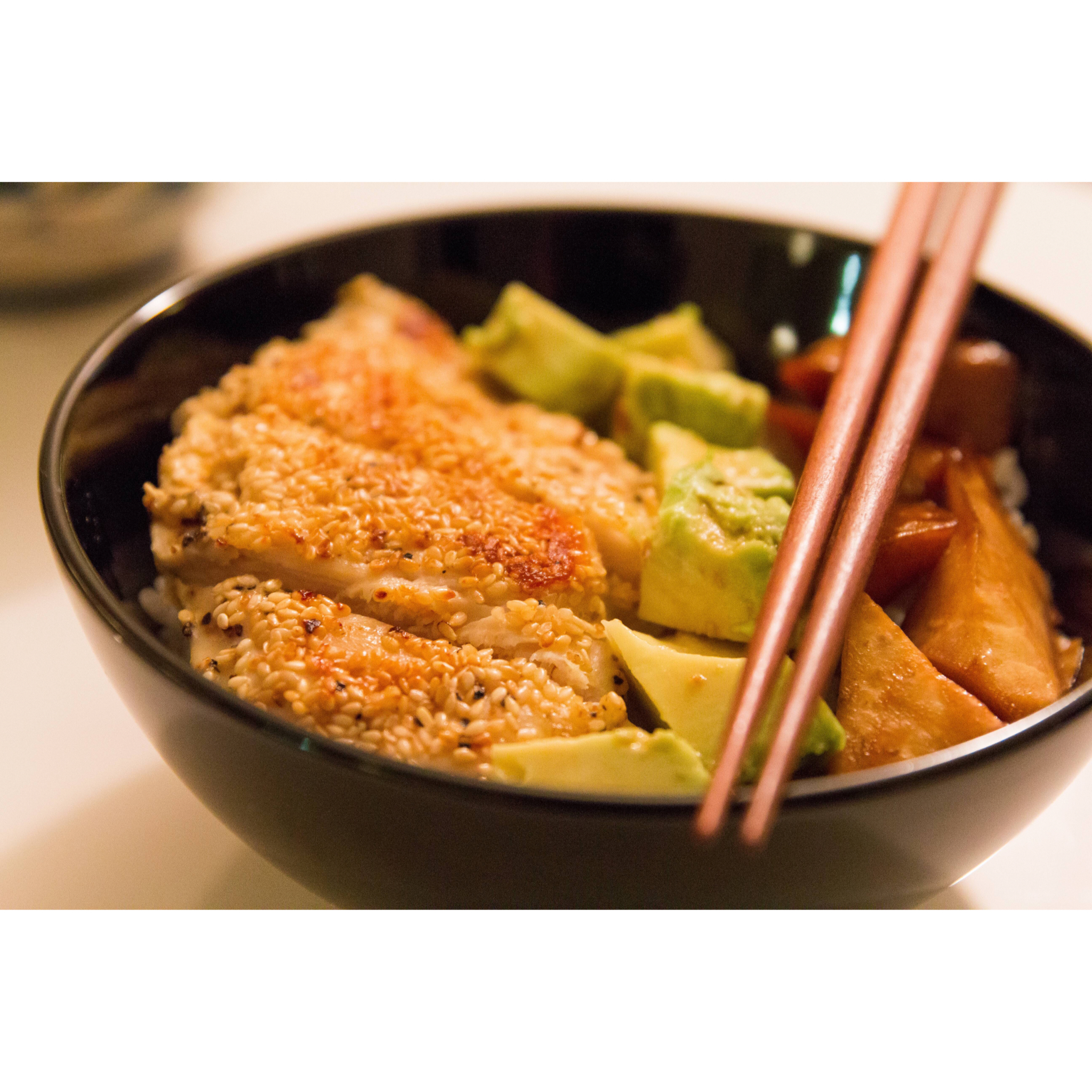 芝麻煎鸡胸