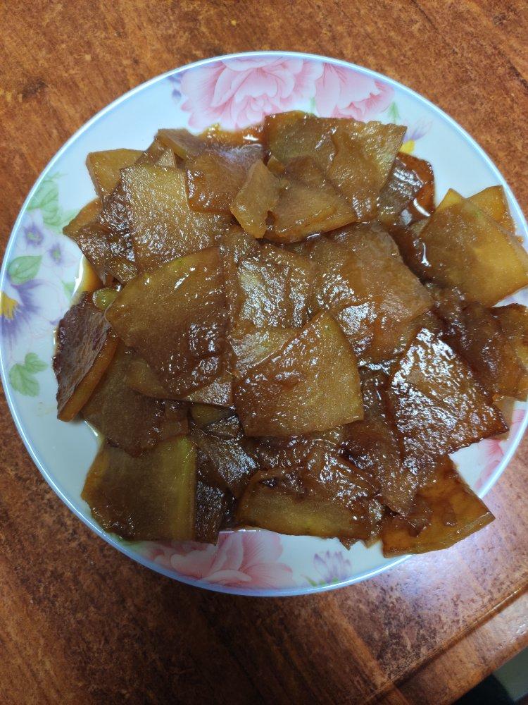 素菜也能做出肉的香味 --  浓香冬瓜片