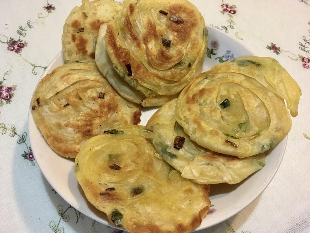 饺子皮葱油饼