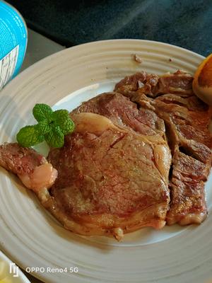 澳洲牛肉/炭火黄油陈皮铁板煎澳洲上脑牛排的做法 步骤12