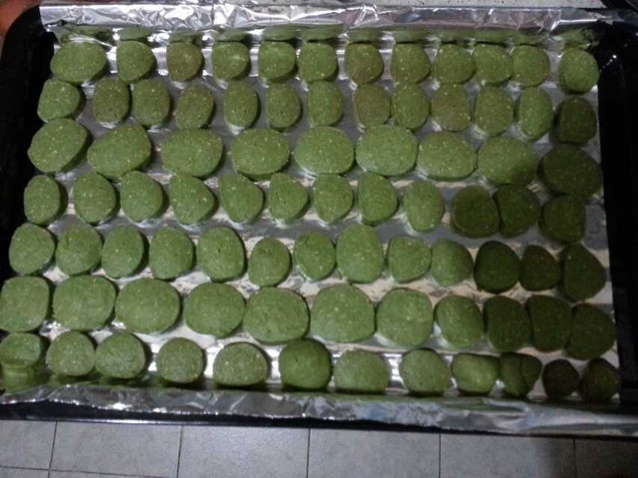 抹茶杏仁饼干