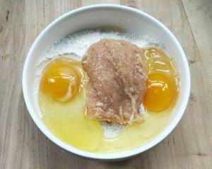 快手早餐～鸡胸肉玉米粒煎蛋饼的做法 步骤4