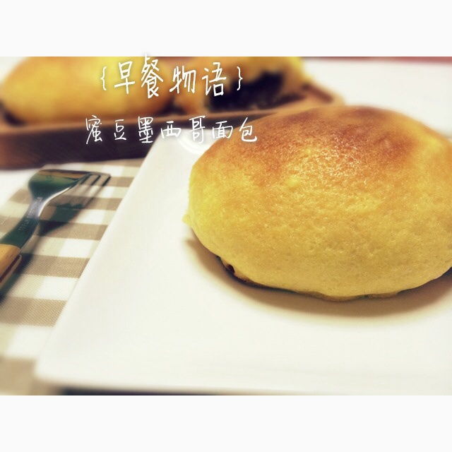 蜜豆墨西哥面包