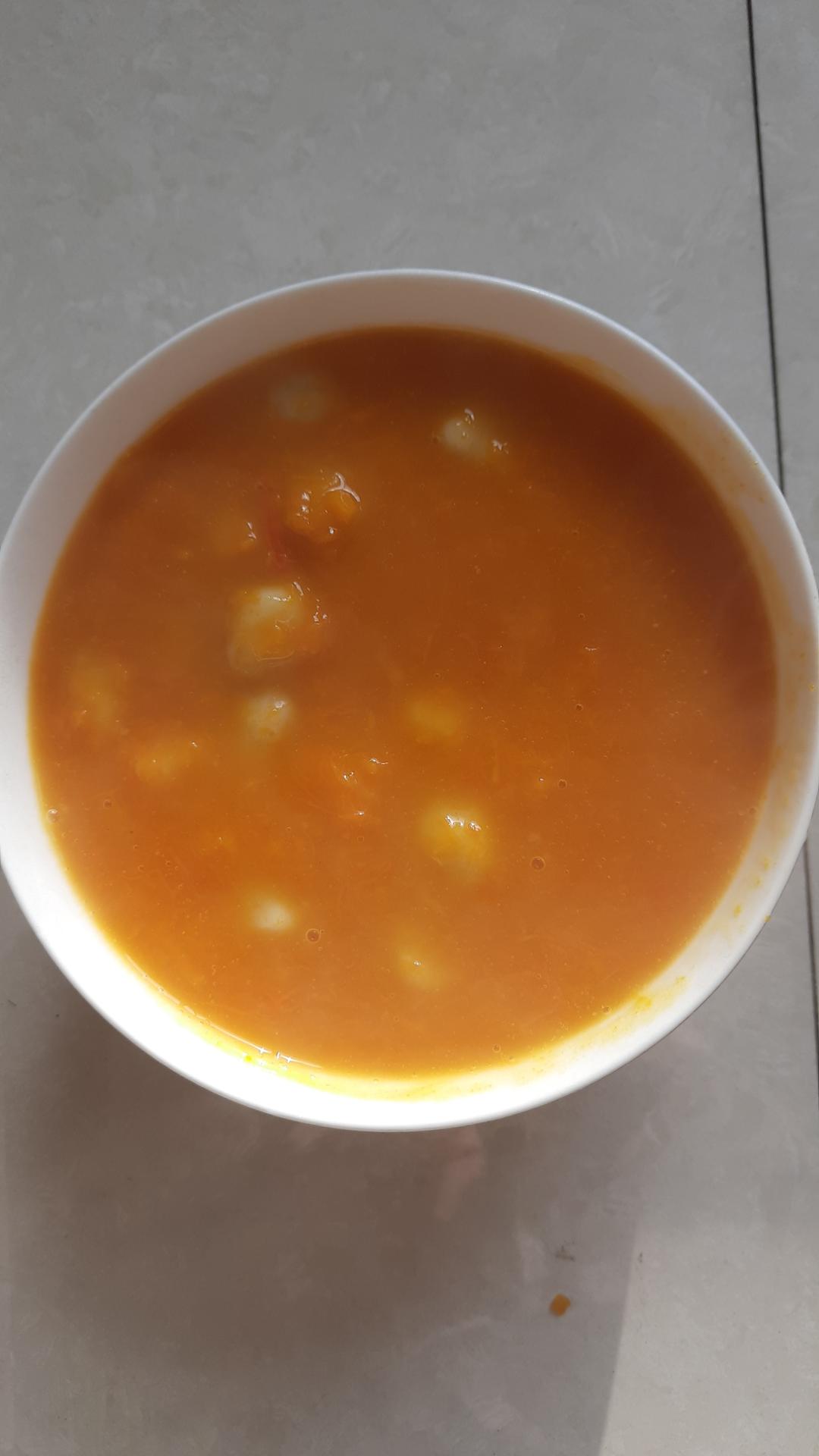 减脂餐 低卡饱腹，不用加糖，香甜软糯的南瓜小圆子😋的做法