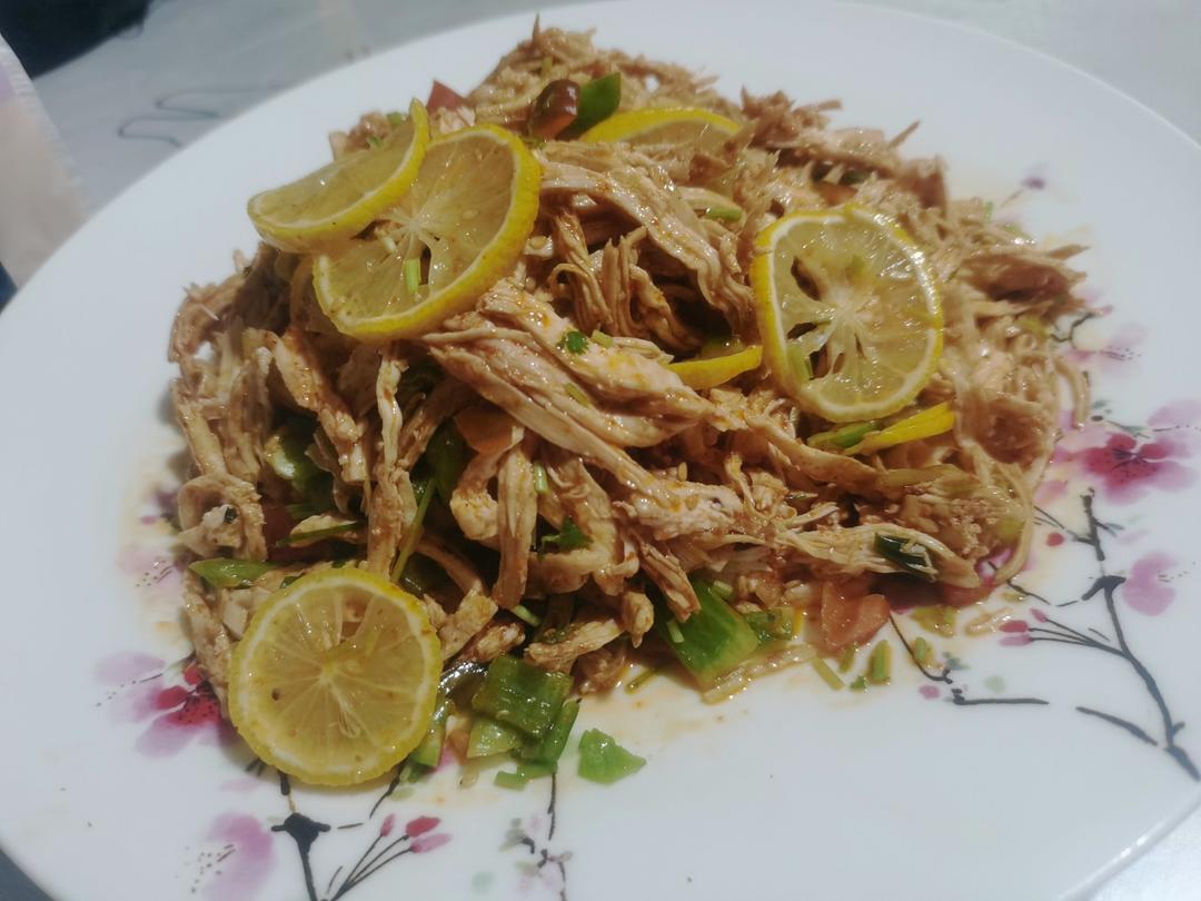 ✅ 第6道快手低脂菜✨清爽美味的柠檬鸡丝🍋鸡胸肉满分吃法💯