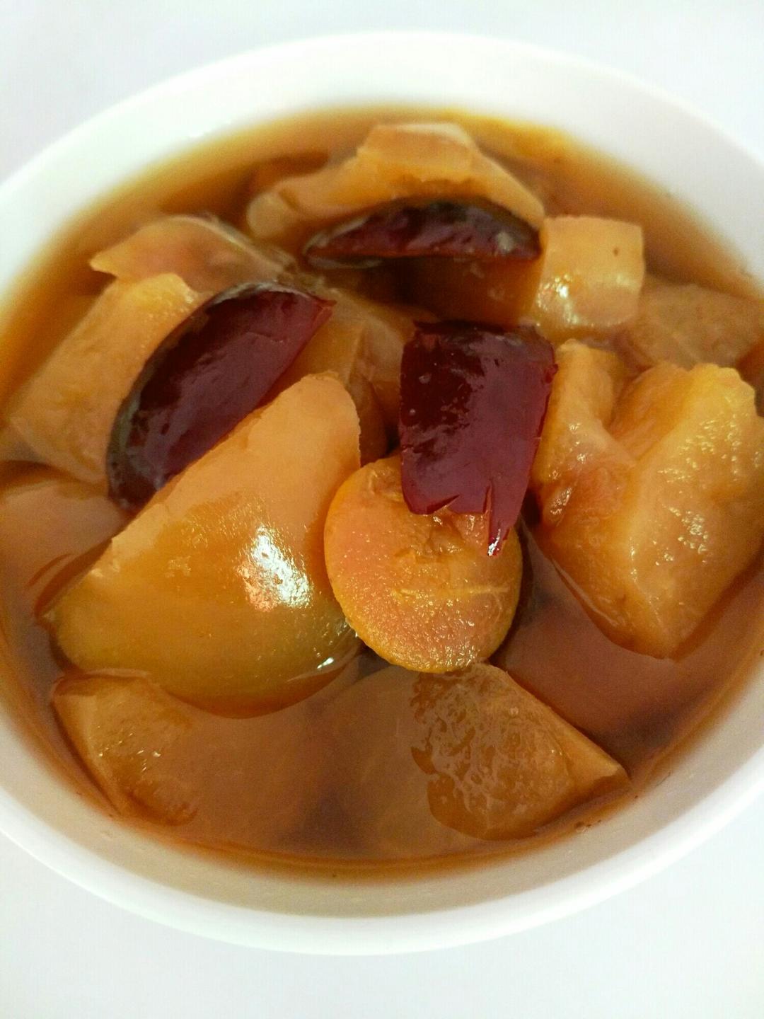 山楂大枣苹果汤