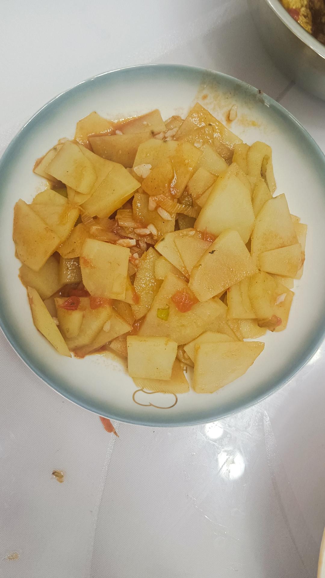 西红柿炒土豆的做法