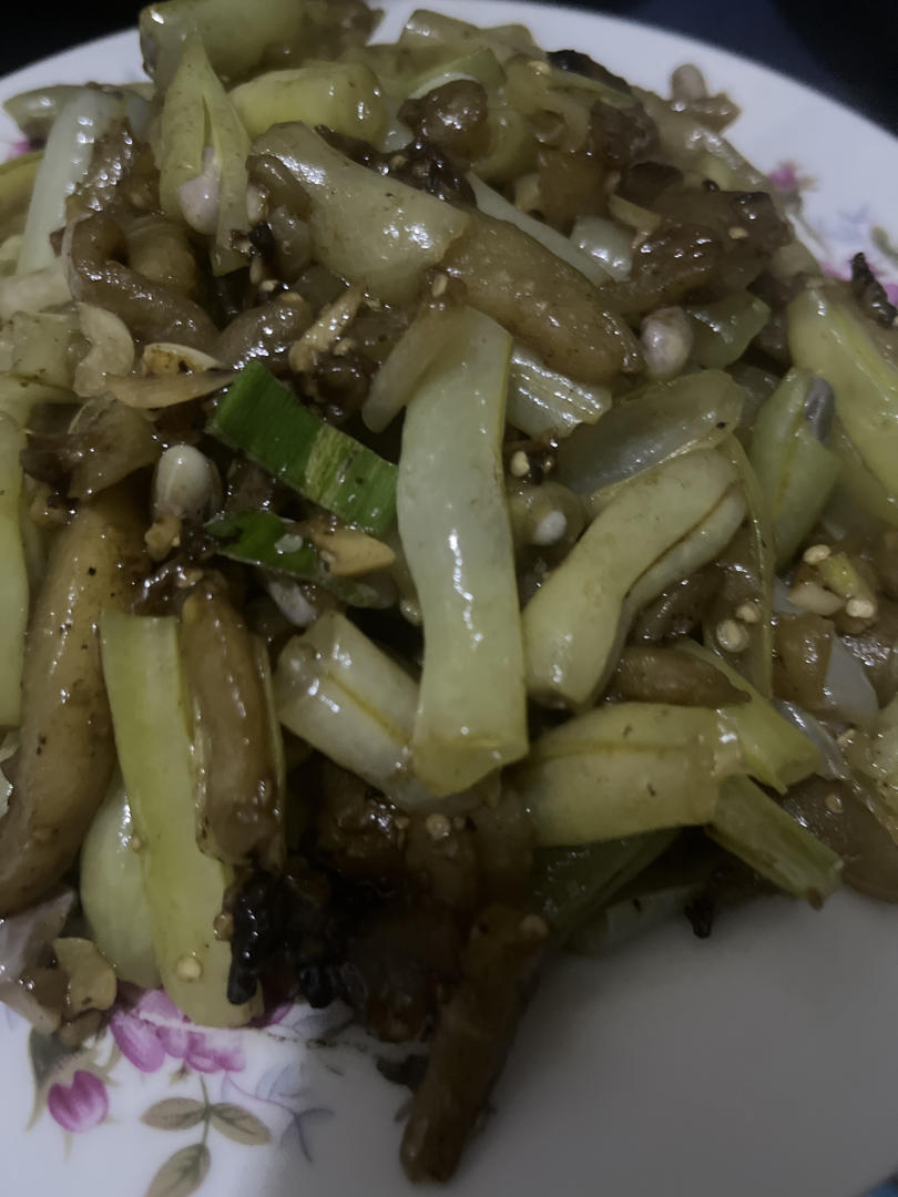 少油版茄子豆角