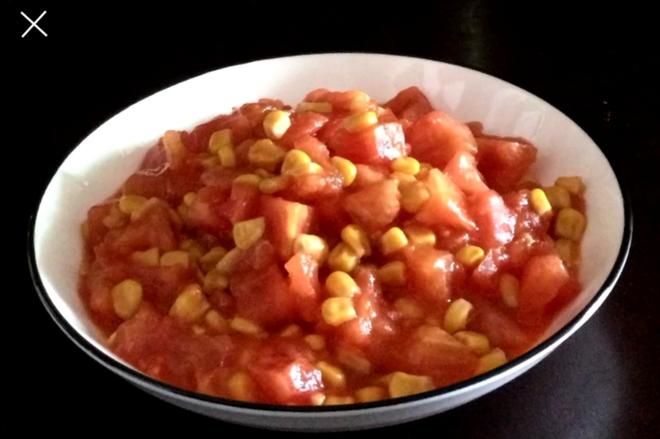 番茄🍅炒玉米粒的做法