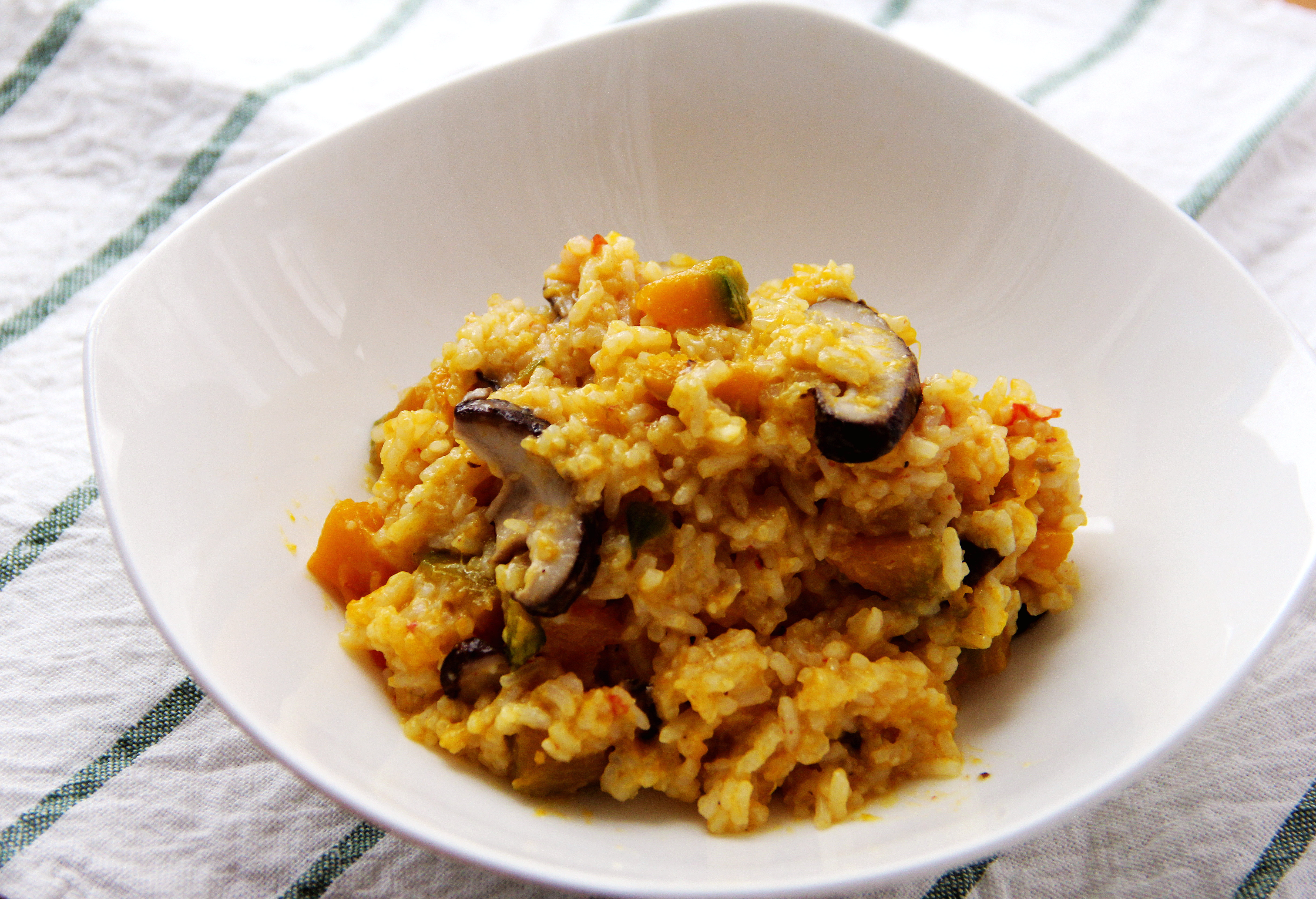 杂菌南瓜意大利饭