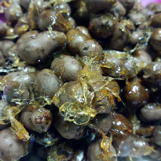 糖菓做的拔丝山药豆