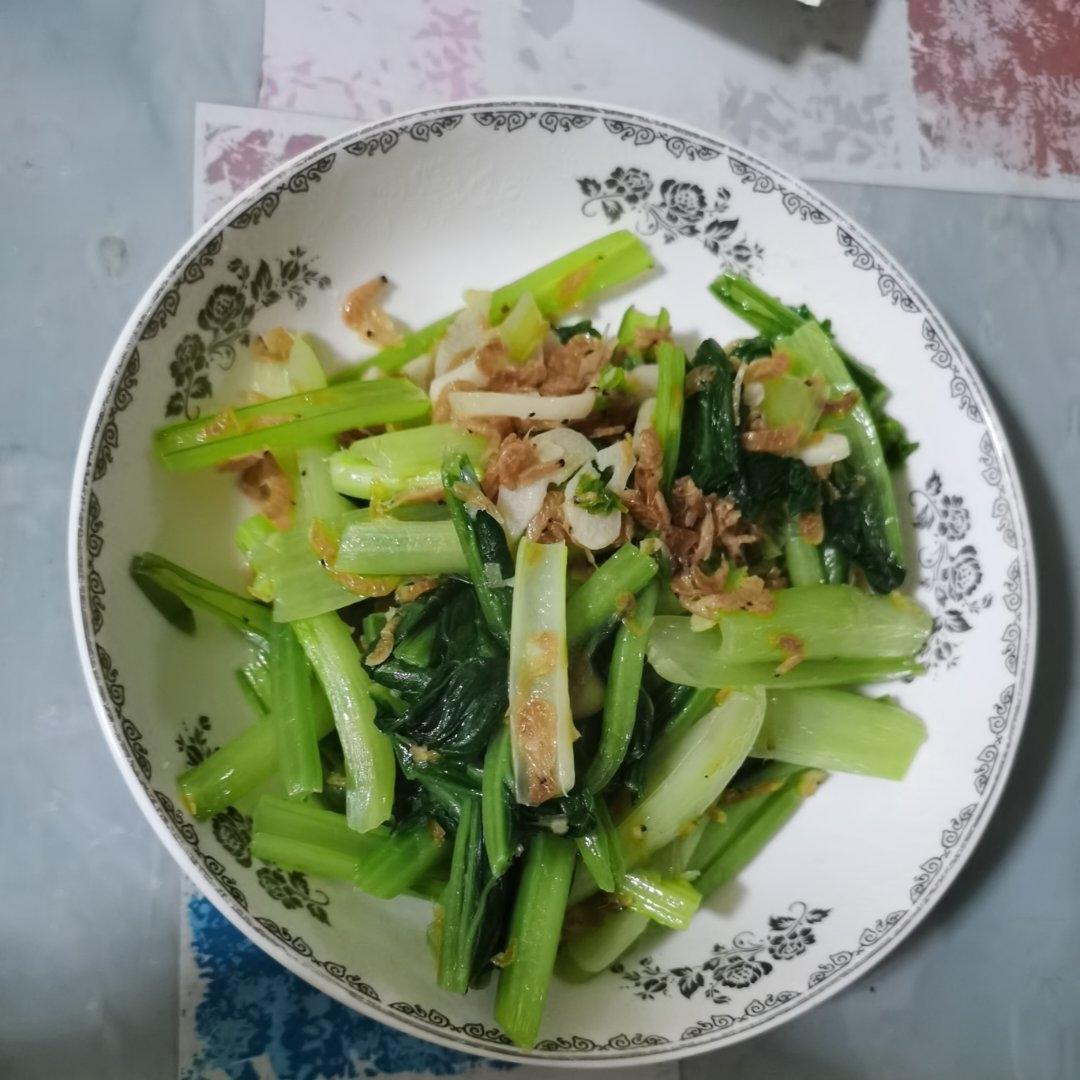 超级好吃的虾皮小白菜