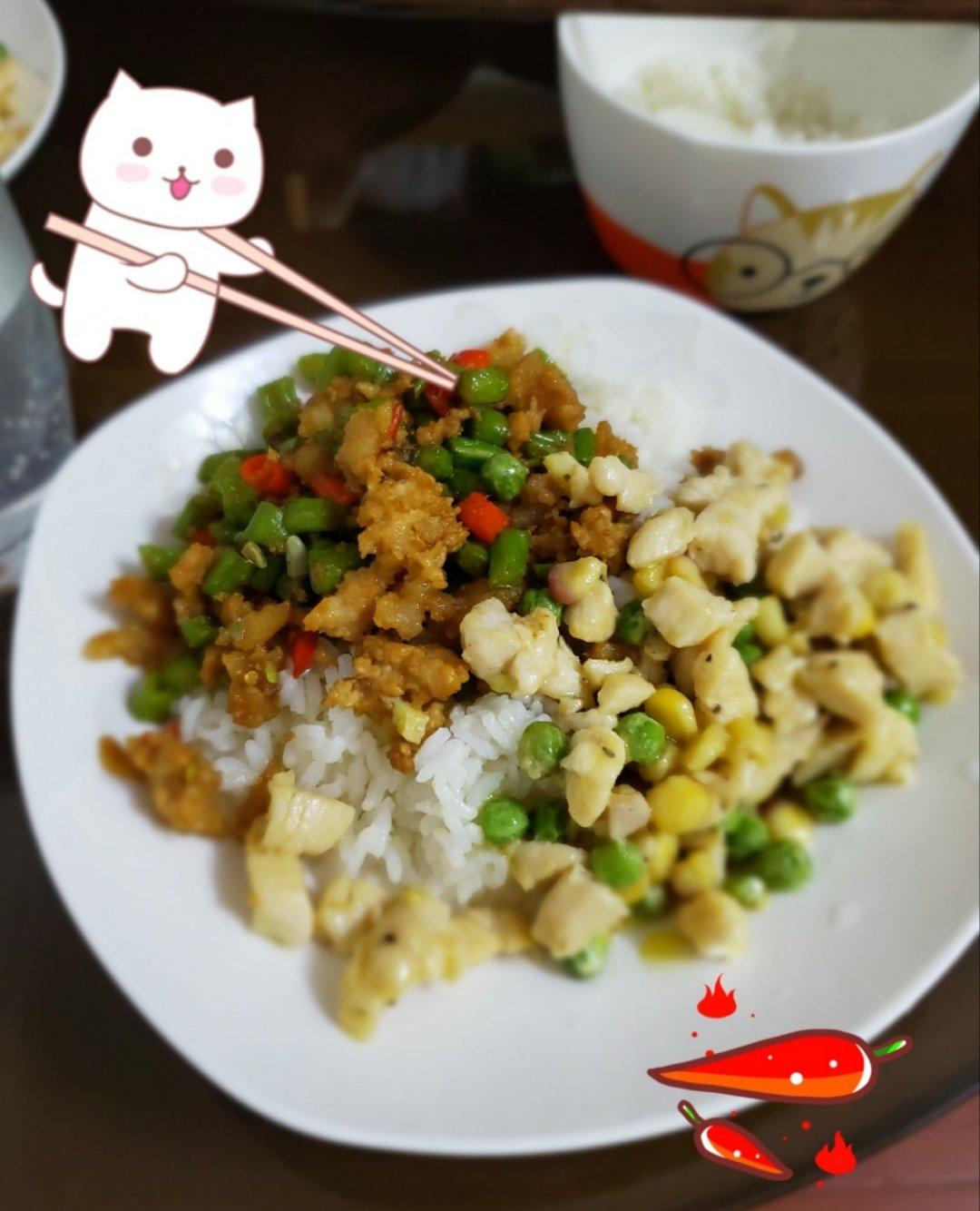 肉沫豆角下饭菜