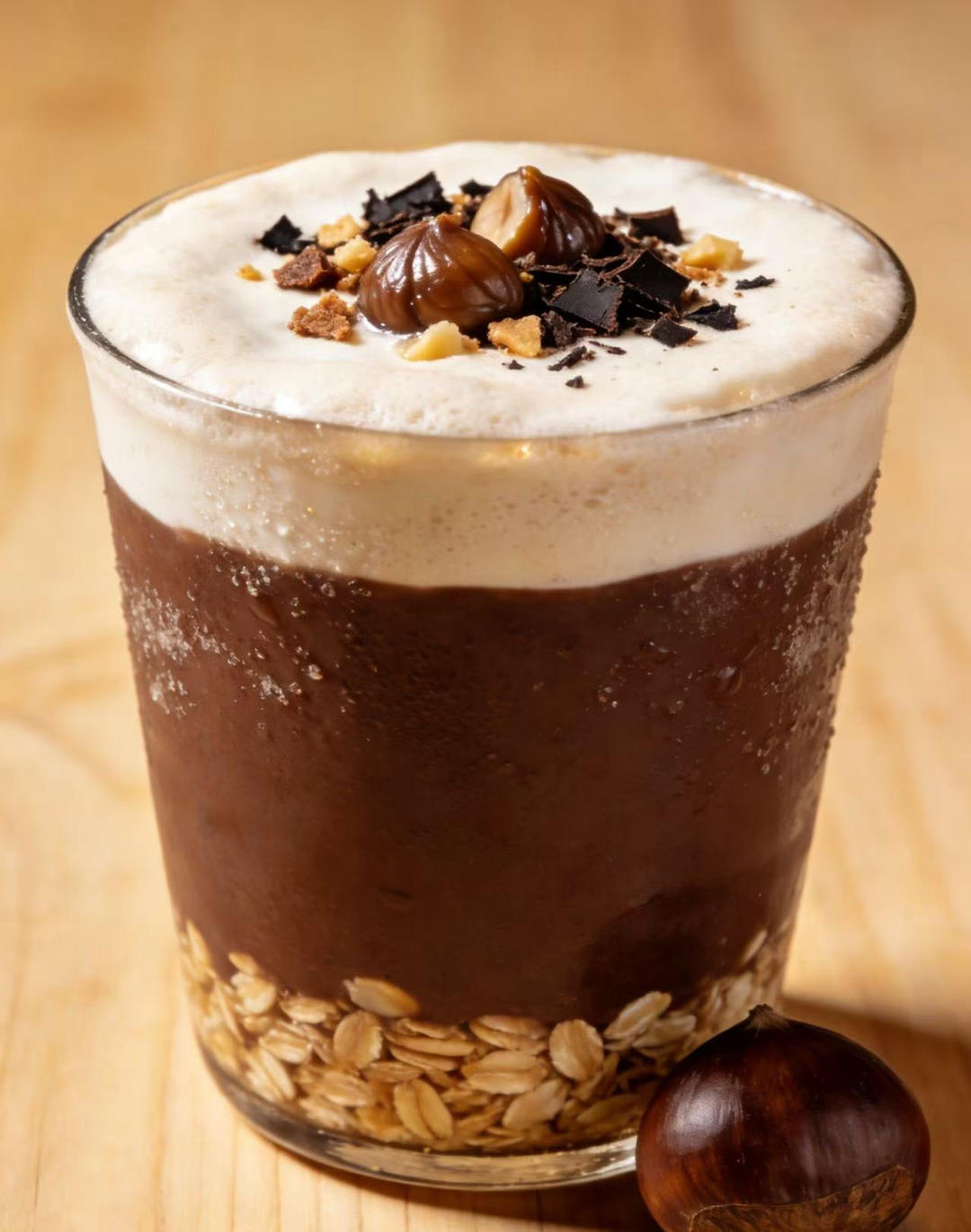 日式板栗黑巧燕麦奶（破壁机版）