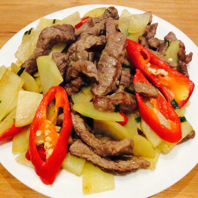 土豆炒牛肉
