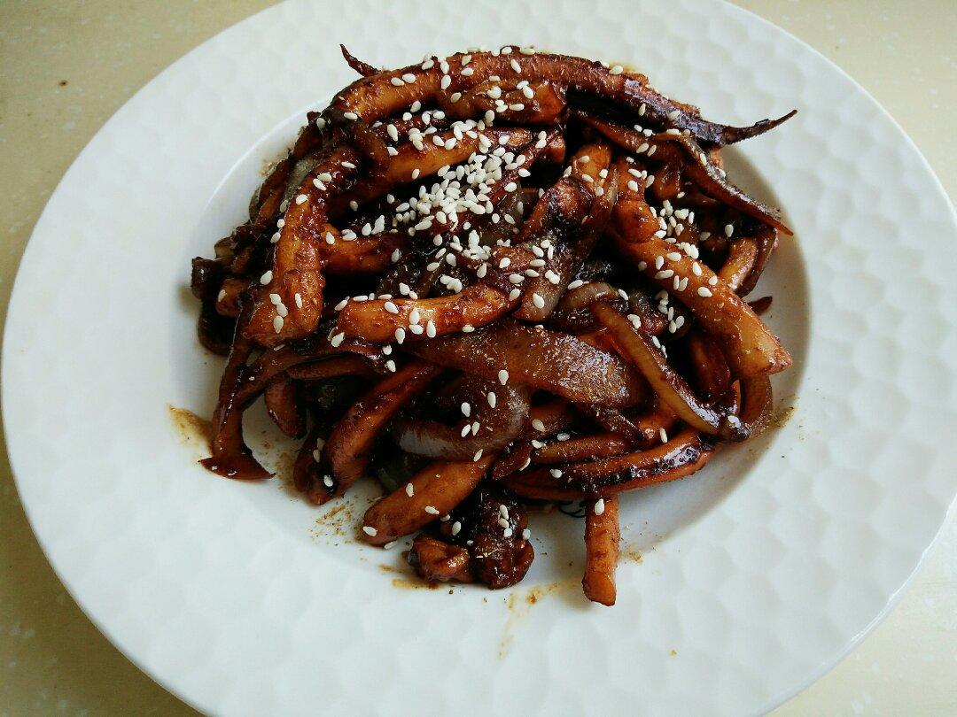 媲美铁板鱿鱼的平底锅鱿鱼