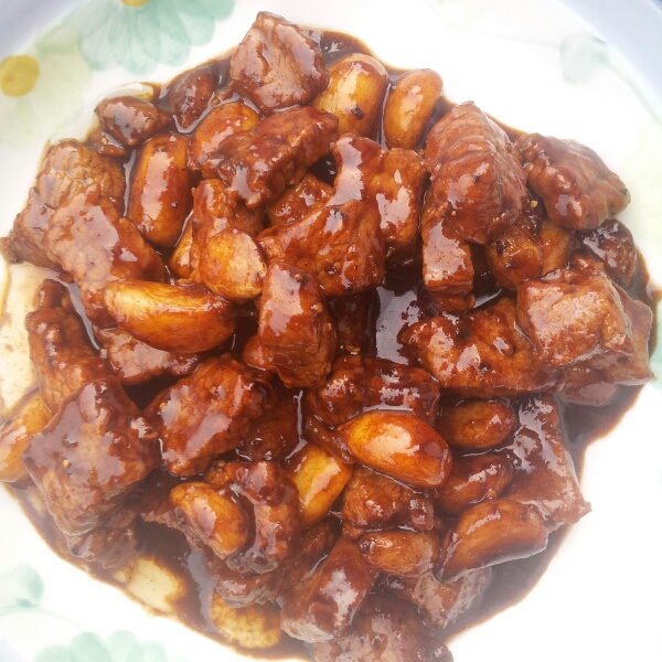 黑蒜子牛肉粒