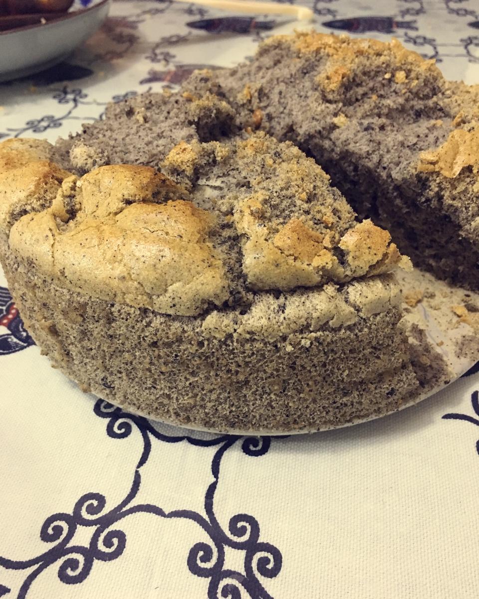 浓郁黑芝麻戚风