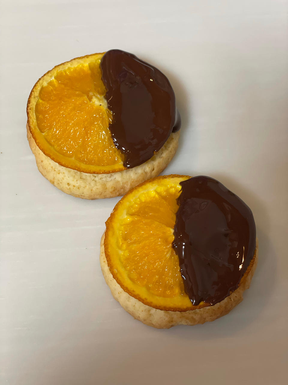 🍊橙意满满超高颜值的巧克力橙子饼干🍪