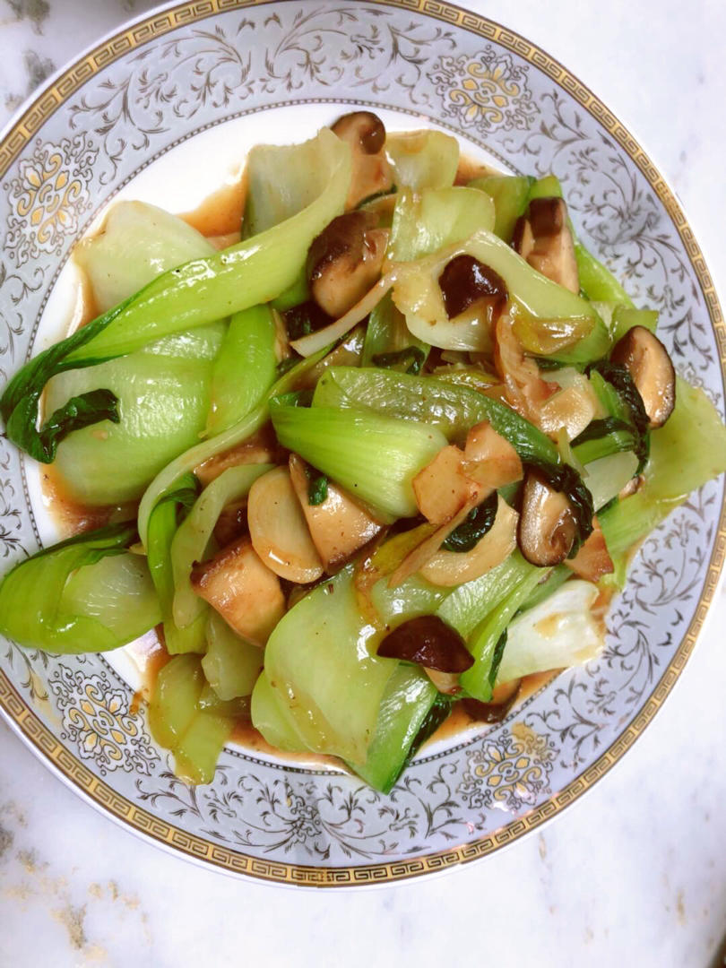 入味的香菇油菜
