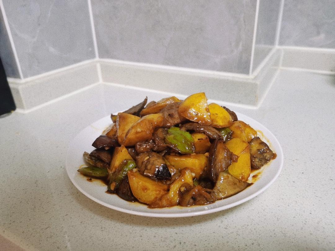 空气炸锅地三鲜