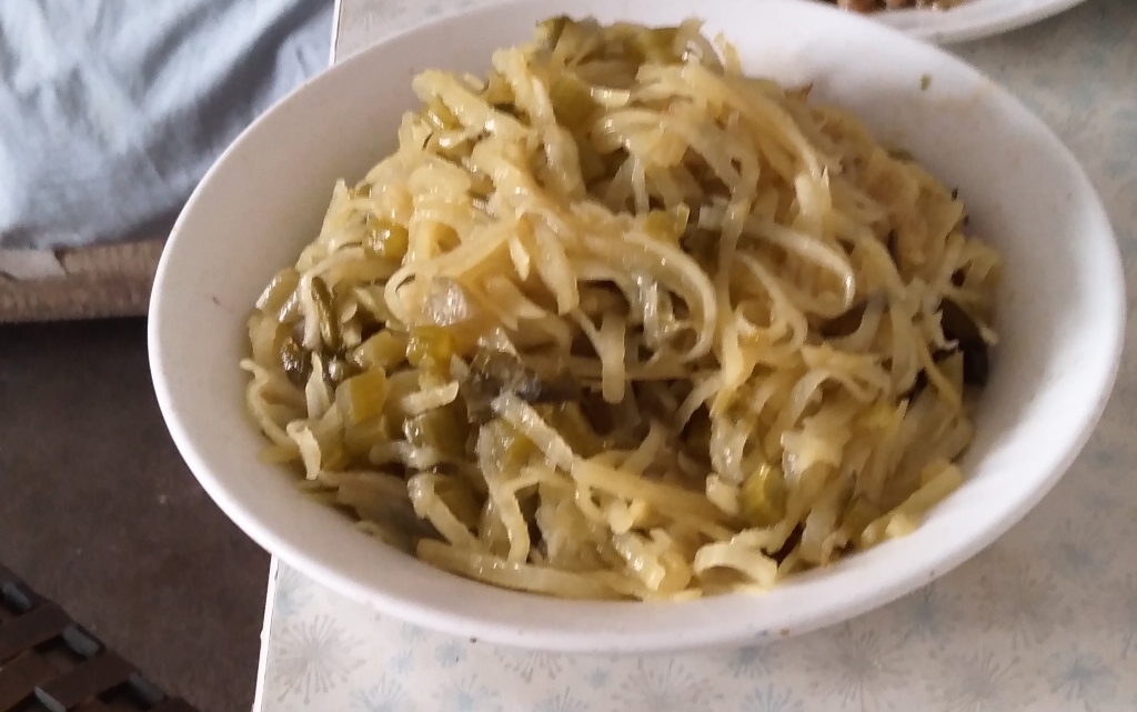 酸菜土豆丝（无油菜）的做法