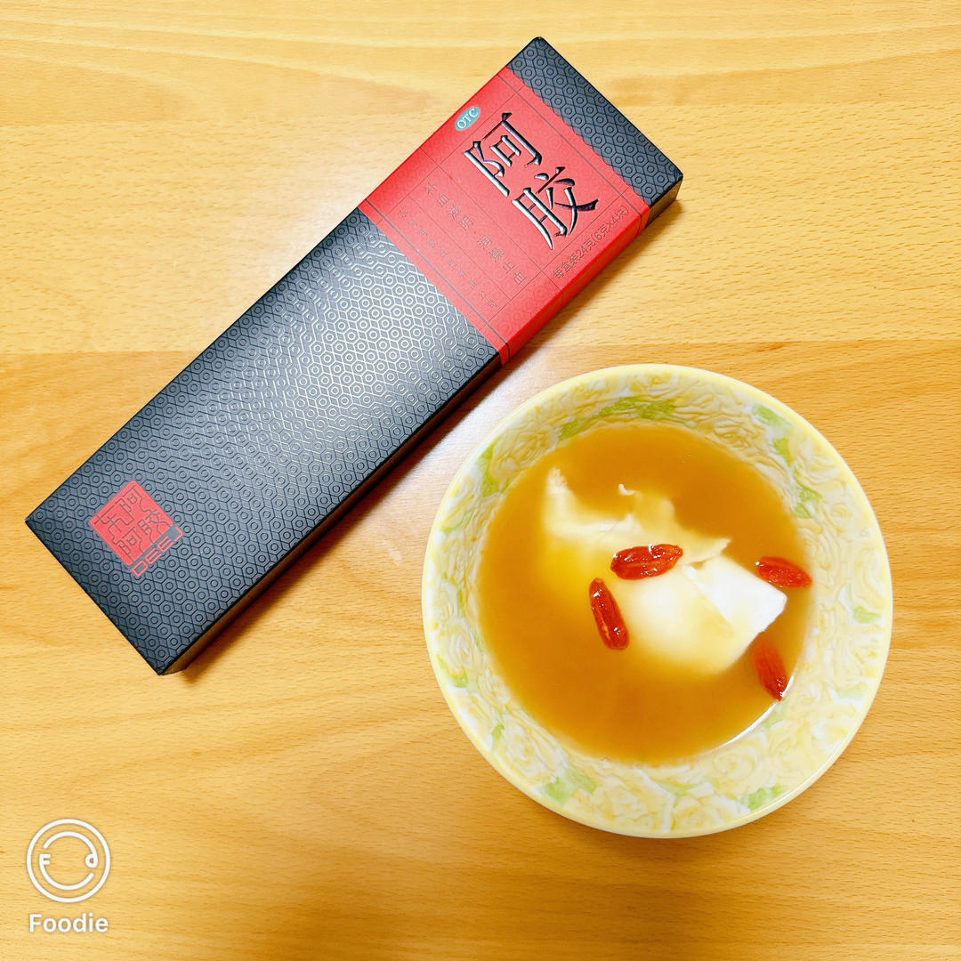 阿胶蛋糖水