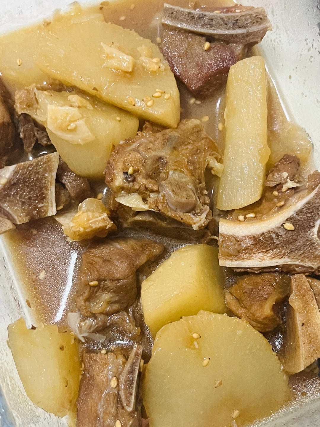 萝卜红烧排骨