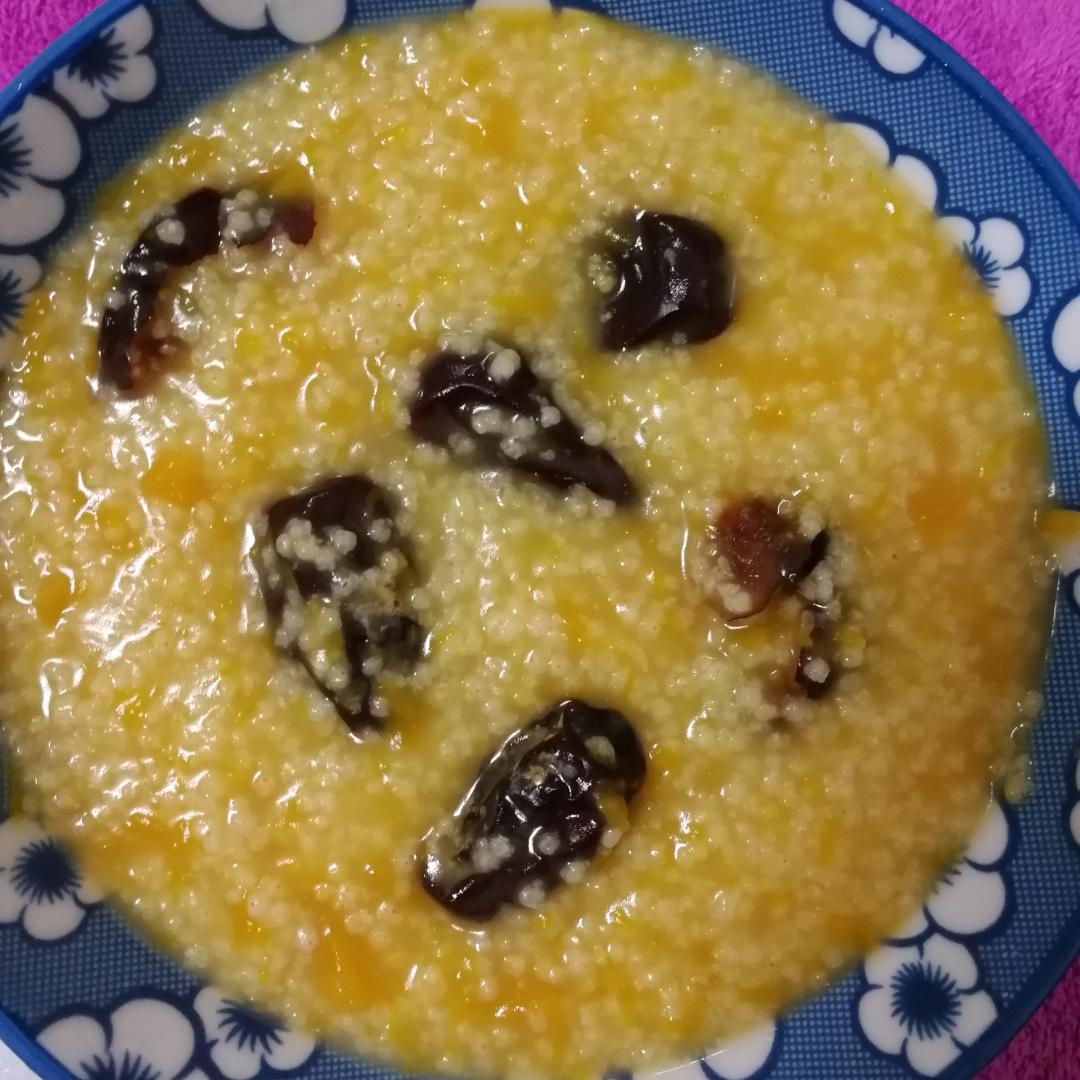 小米红枣南瓜粥