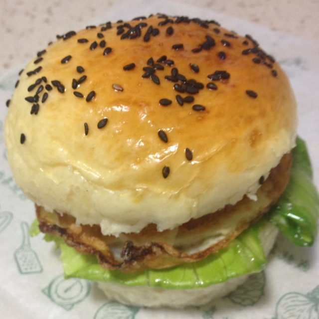自制营养肉饼汉堡包