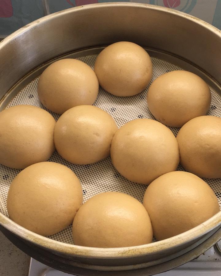 有着面包口感的红糖馒头（一次发酵）
