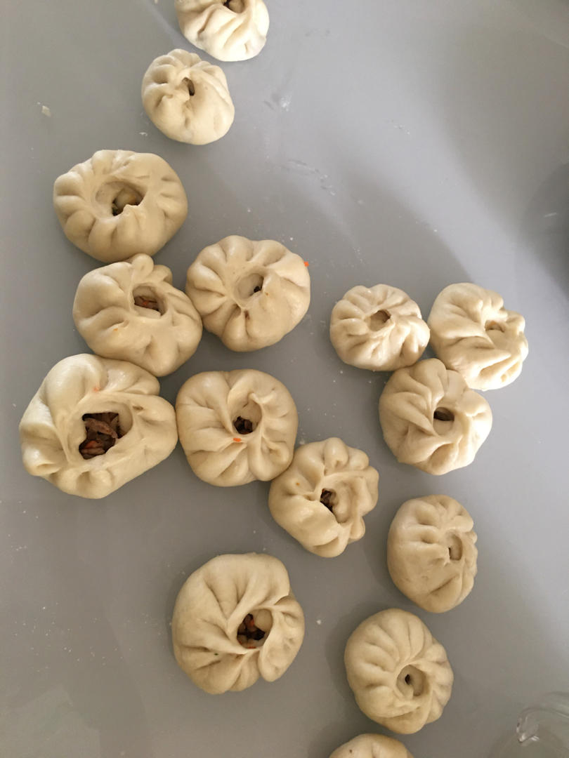 猪肉圆白菜包子馅。