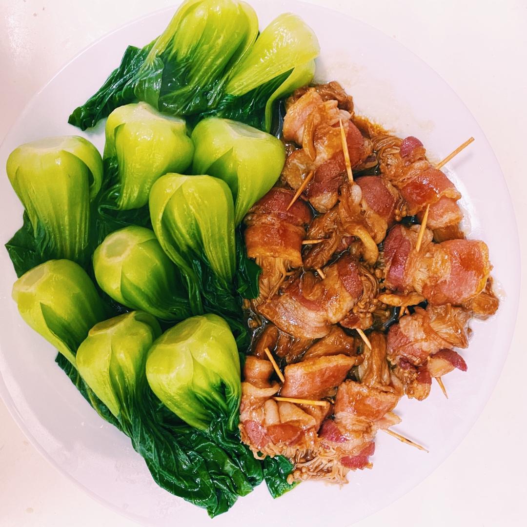 金针菇培根卷