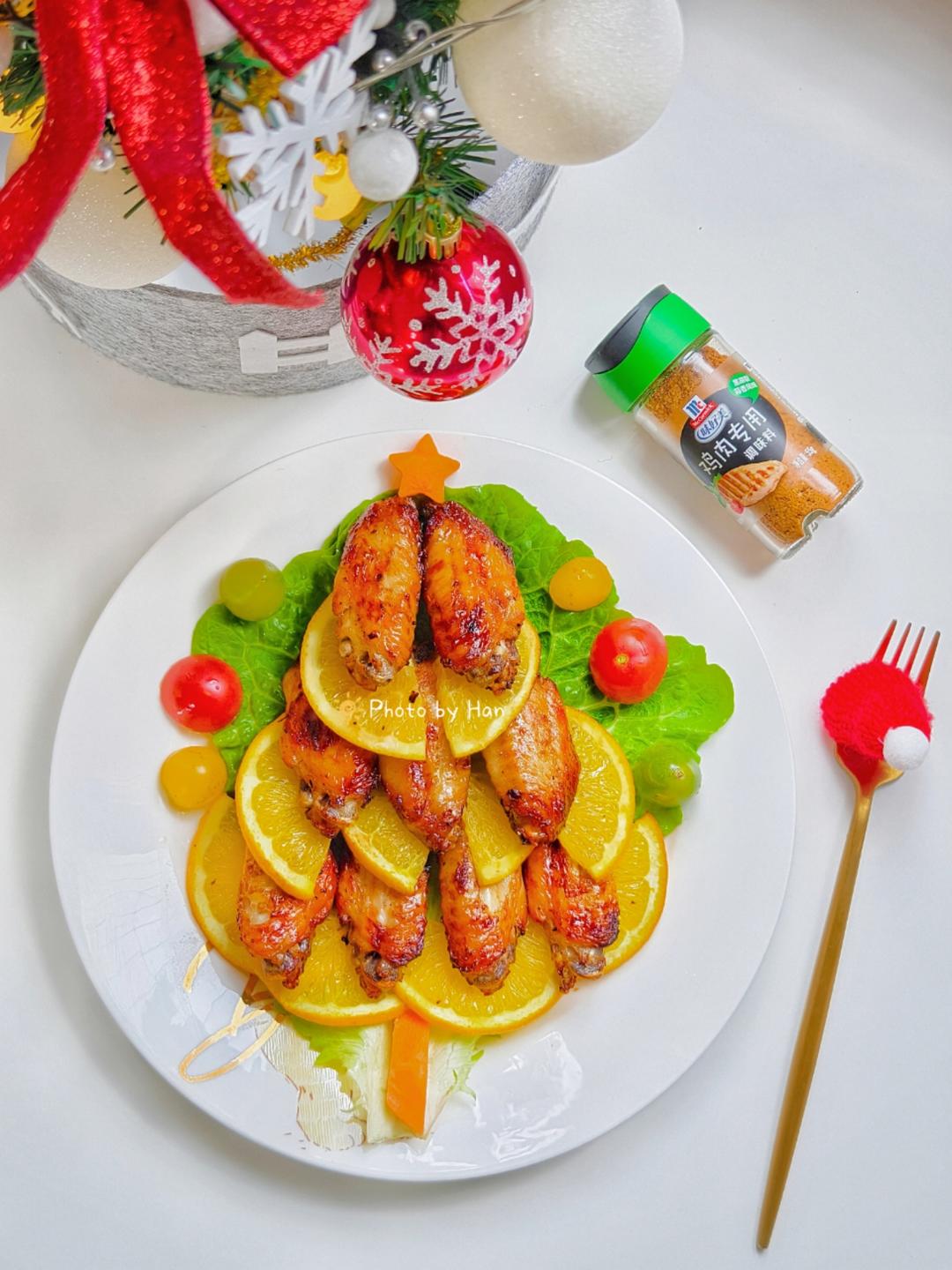 圣诞橙香烤鸡翅🎄🎄