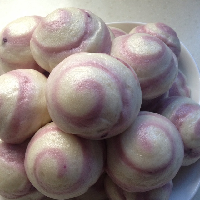 双色红豆包