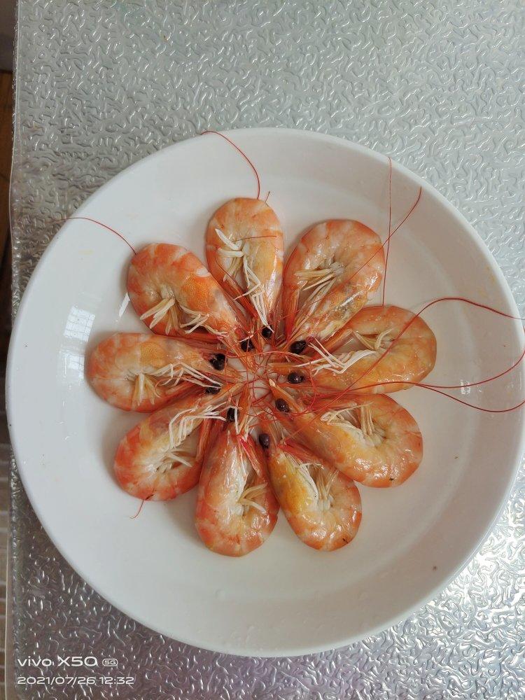 水煮虾（灵魂蘸料汁很关键哈😄）