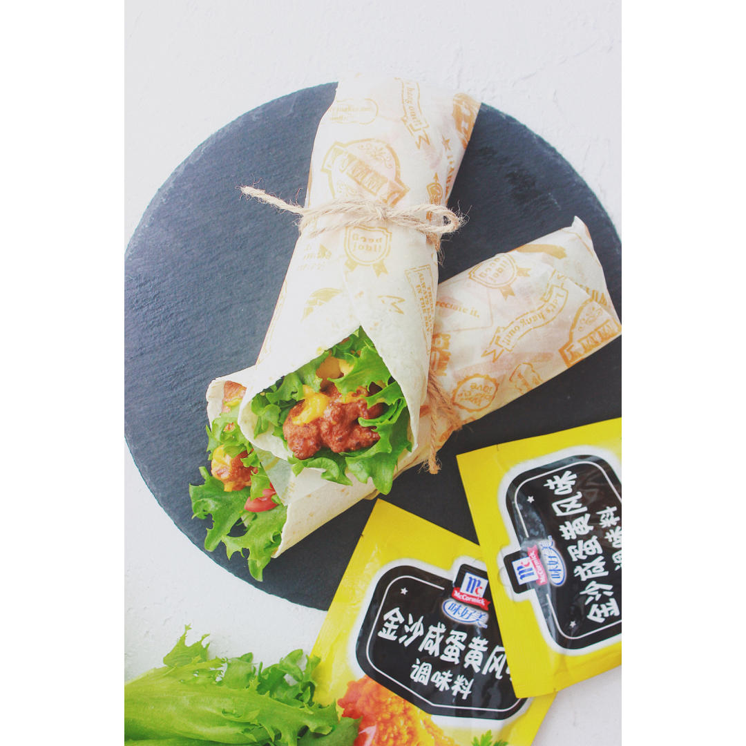 墨西哥咸蛋黄鸡肉卷